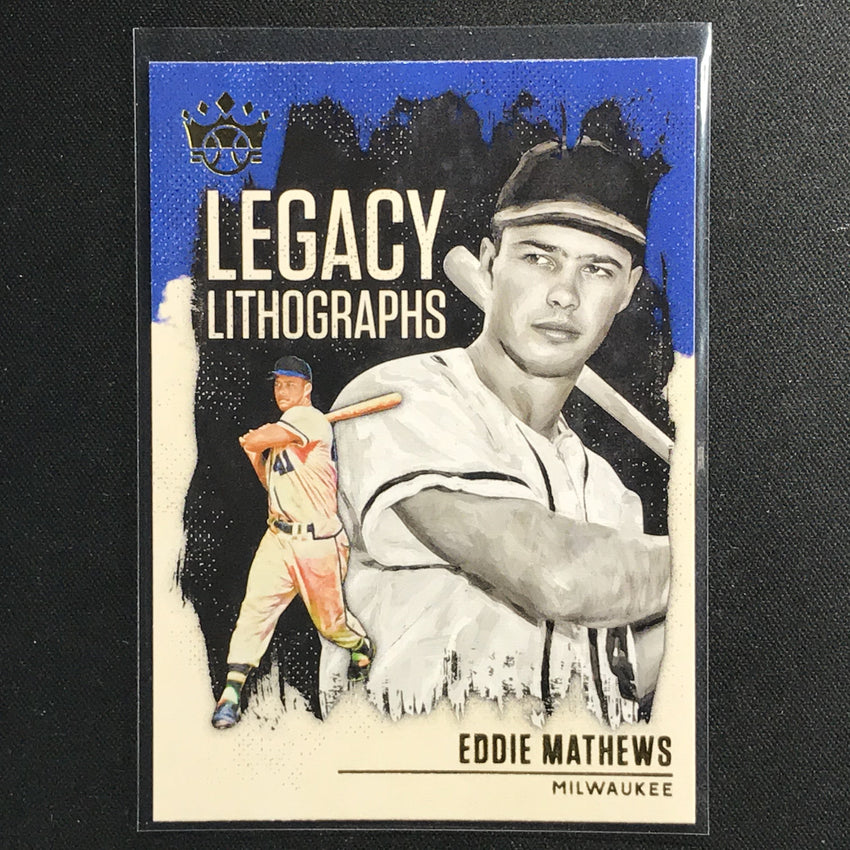 2021 Diamond Kings EDDIE MATHEWS Legacy Lithographs #12