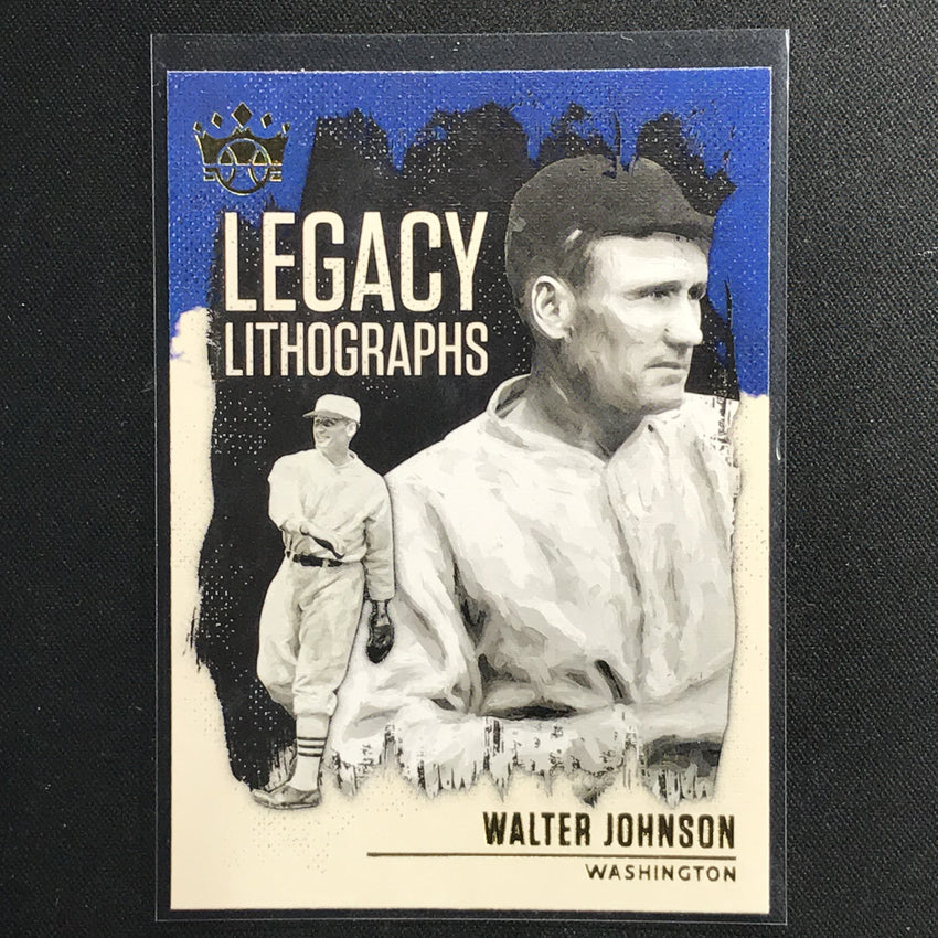 2021 Diamond Kings WALTER JOHNSON Legacy Lithographs #17