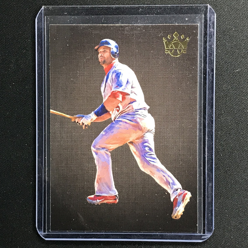 2021 Diamond Kings Albert Pujols Blackout Sp No 12