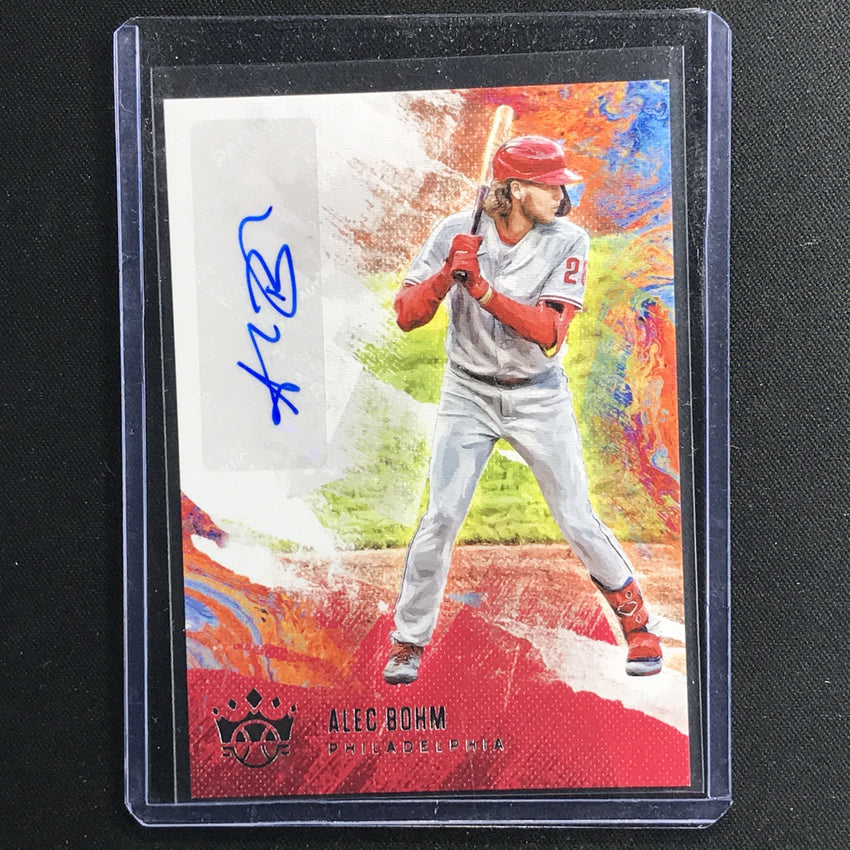 2021 Diamond Kings Alec Bohm Dk Signatures Rookie Auto No Ab