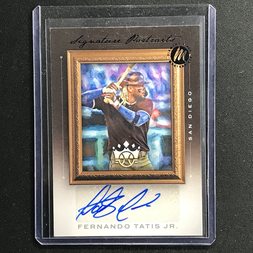 2021 Diamond Kings Fernando Tatis Jr. Signature Portraits Auto Masterpiece 1/1