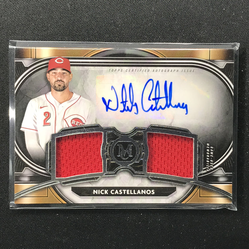 2021 Museum Collection Nick Castellanos Signature Swatch Dual Relic Auto 27/271