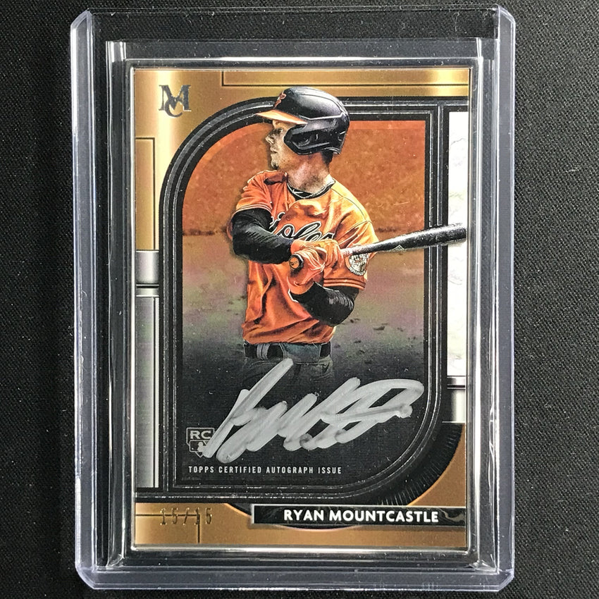 2021 Museum Collection Ryan Mountcastle Museum Framed Autograph Silver 15/15