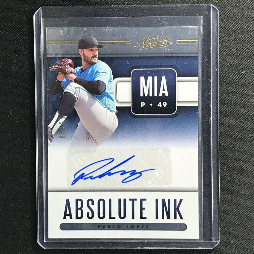 2021 Absolute Pablo Lopez Absolute Ink Auto Silver 1/25