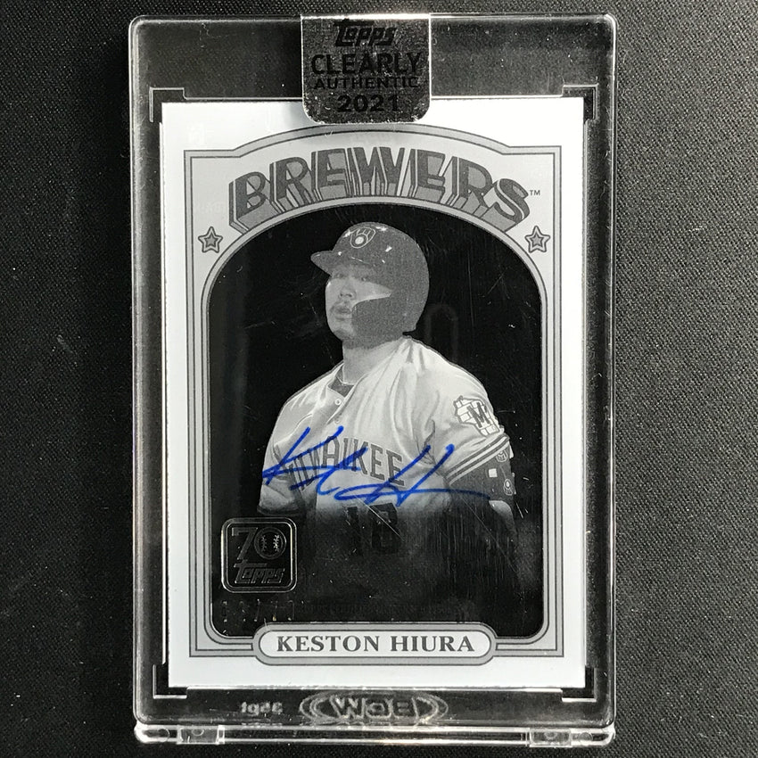 2021 Clearly Authentic Keston Hiura 1970 Throwback Auto Black And White 42/70