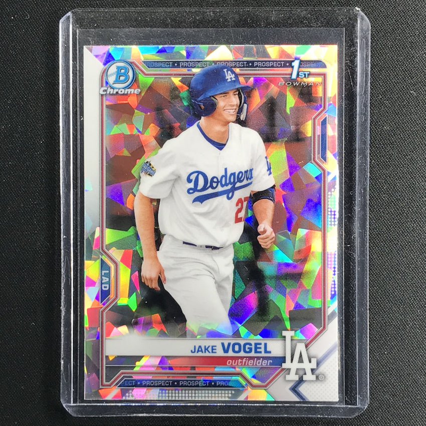 2021 Bowman Chrome JAKE VOGEL Prospect 1st Bowman Atomic Refractor #59