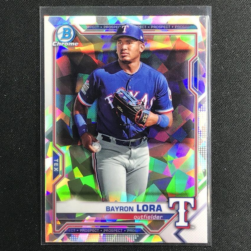 2021 Bowman Chrome BAYRON LORA Prospect Atomic Refractor #139