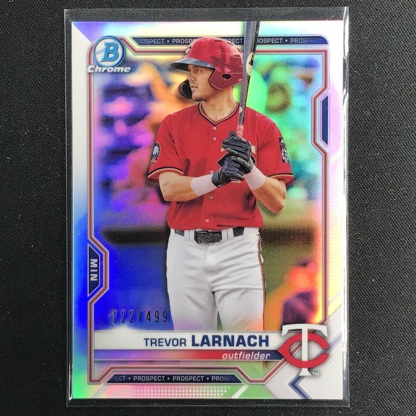 2021 Bowman Chrome Trevor Larnach Prospect Base Refractor /499
