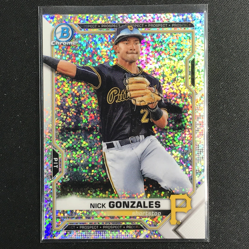2021 Bowman Chrome Nick Gonzales Prospect Speckle Refractor /299