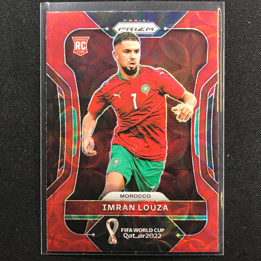 2022 Prizm FIFA World Cup Qatar IMRAN LOUZA Rookie Choice Red Scope #239