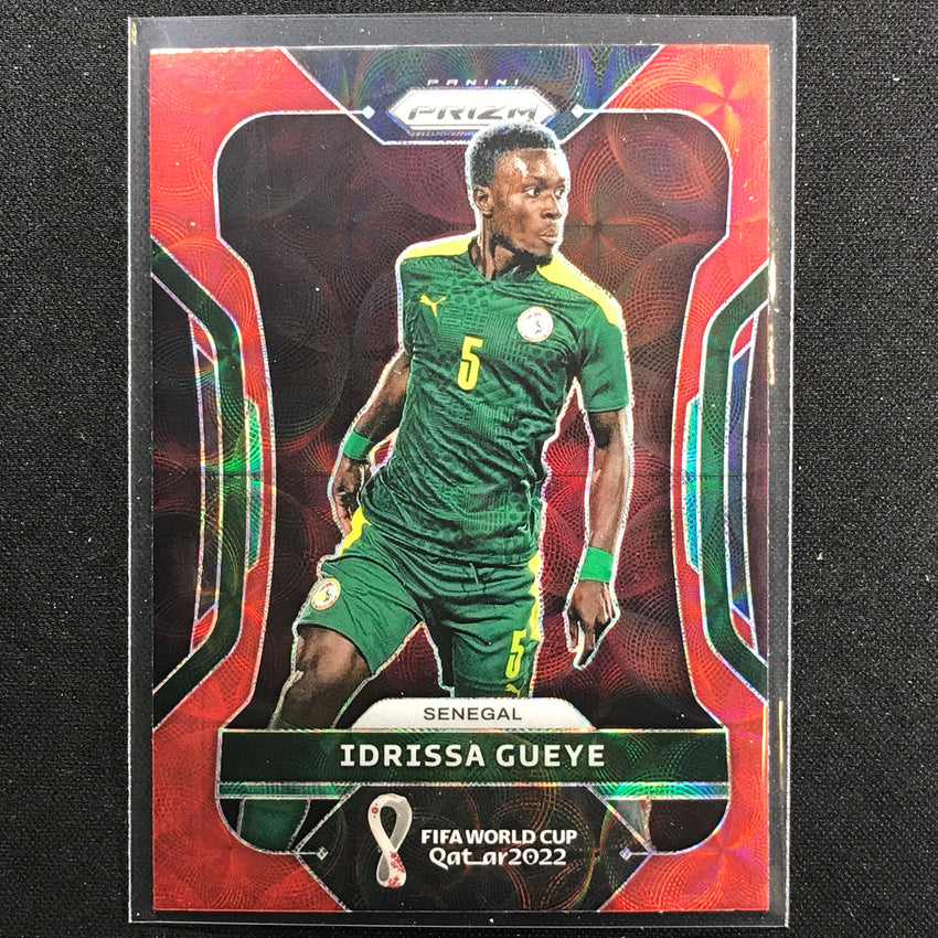 2022 Prizm FIFA World Cup Qatar IDRISSA GUEYE Choice Red Scope #248