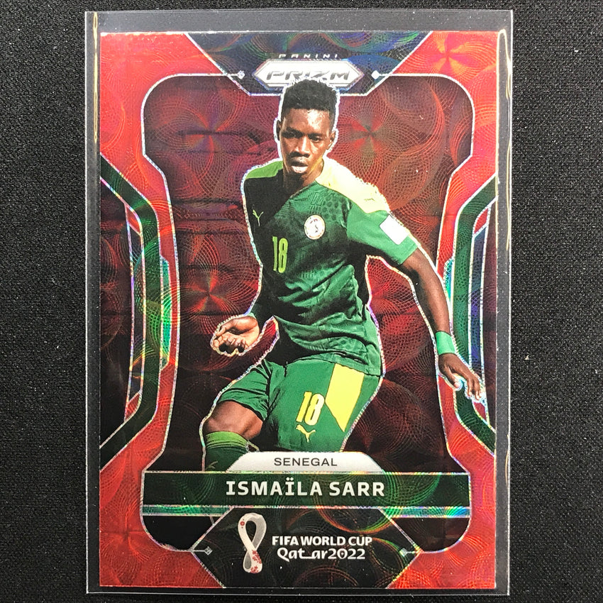 2022 Prizm FIFA World Cup Qatar ISMAILA SARR Choice Red Scope #249