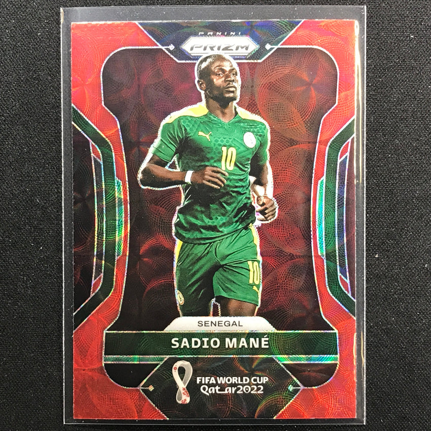 2022 Prizm FIFA World Cup Qatar SADIO MANE Choice Red Scope #252