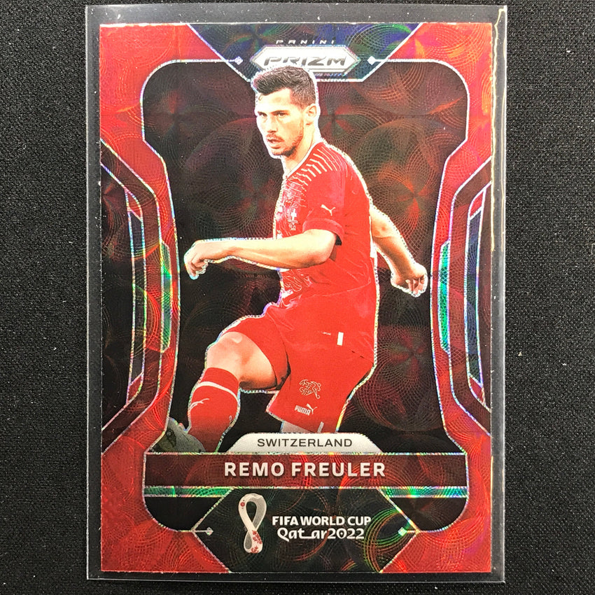 2022 Prizm FIFA World Cup Qatar REMO FREULER Choice Red Scope #269