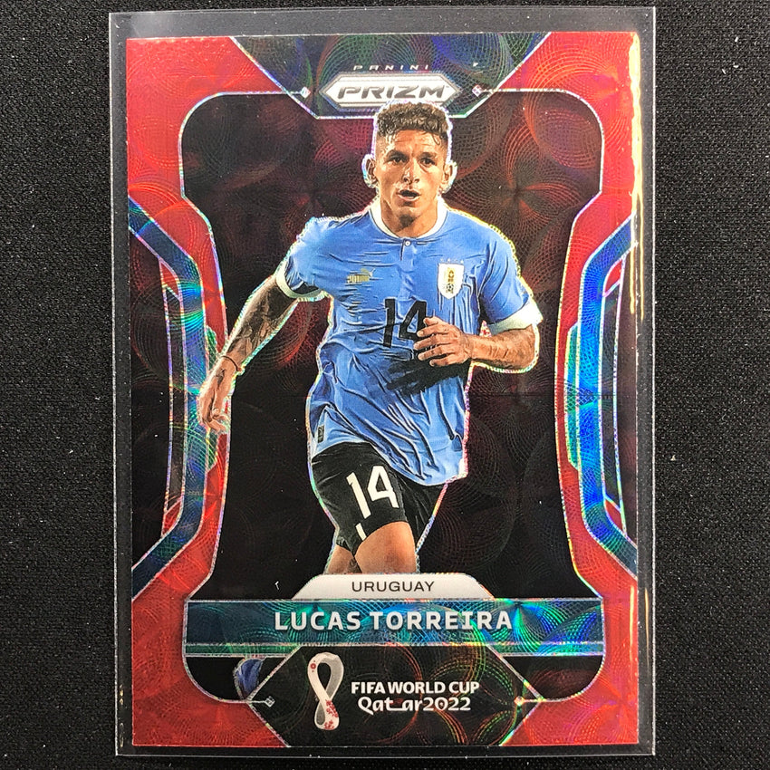 2022 Prizm FIFA World Cup Qatar LUCAS TORREIRA Choice Red Scope #276