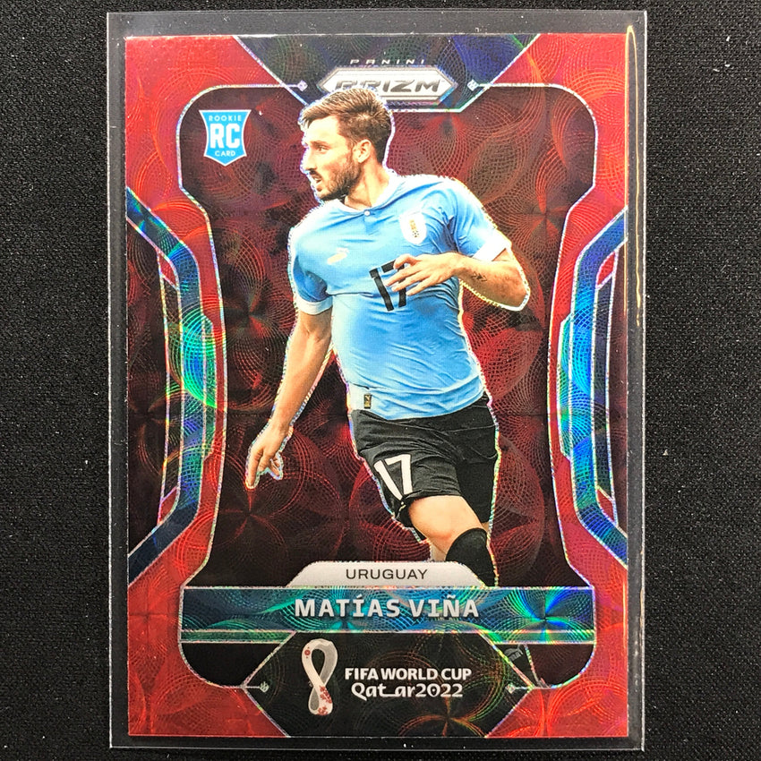 2022 Prizm FIFA World Cup Qatar MATIAS VINA Rookie Choice Red Scope #281