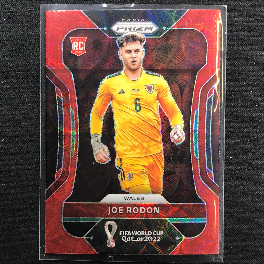 2022 Prizm FIFA World Cup Qatar JOE RODON Rookie Choice Red Scope #300