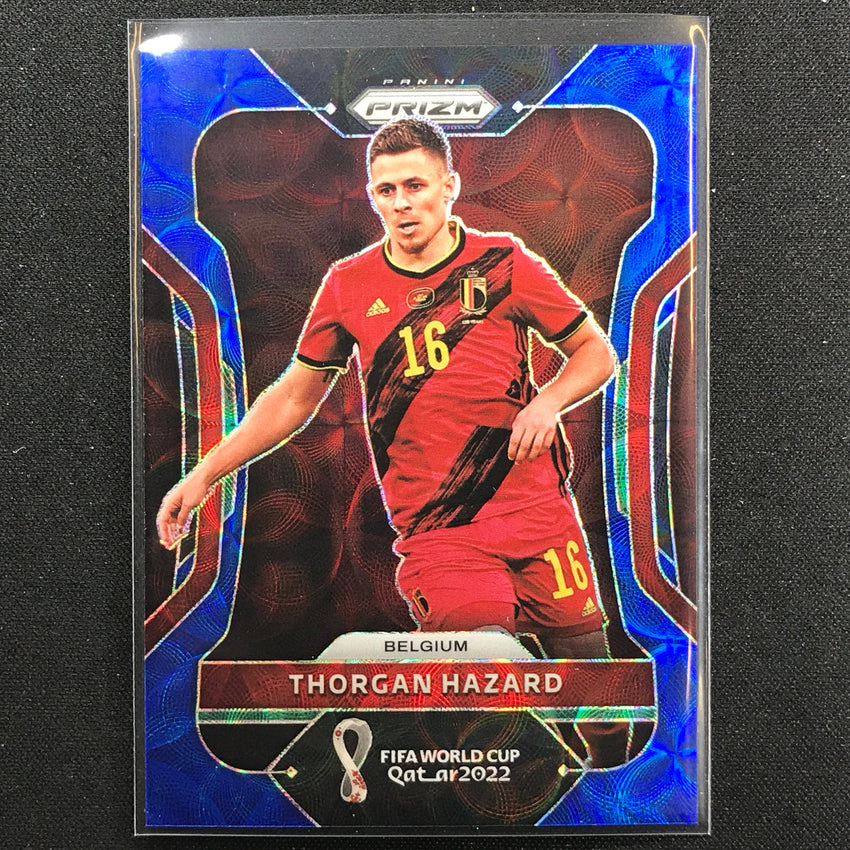 2022 Prizm Fifa World Cup Qatar Thorgan Hazard Choice Blue 104/135
