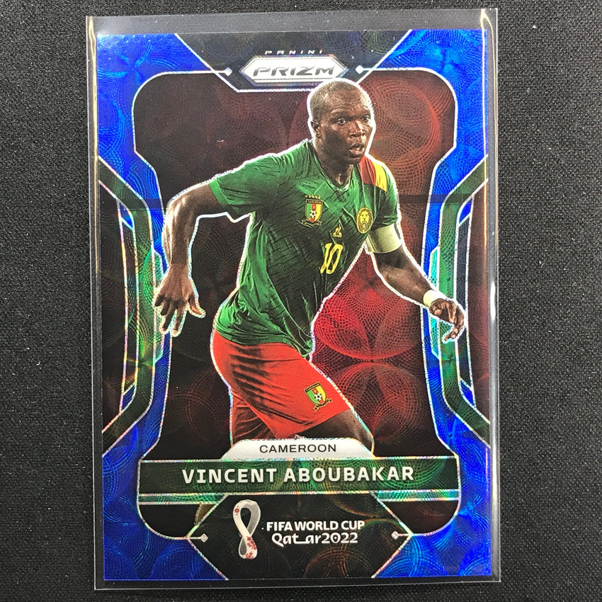 2022 Prizm Fifa World Cup Qatar Vincent Aboubakar Choice Blue 100/135
