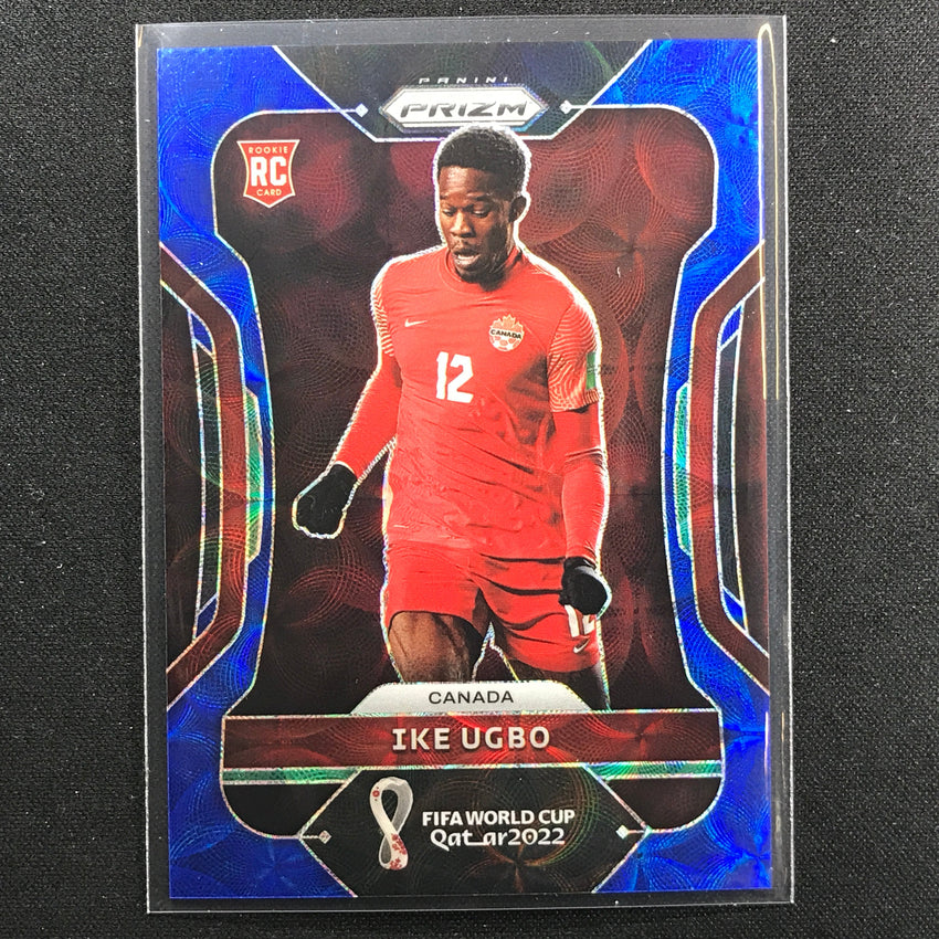 2022 Prizm Fifa World Cup Qatar Ike Ugbo Rookie Choice Blue 49/135