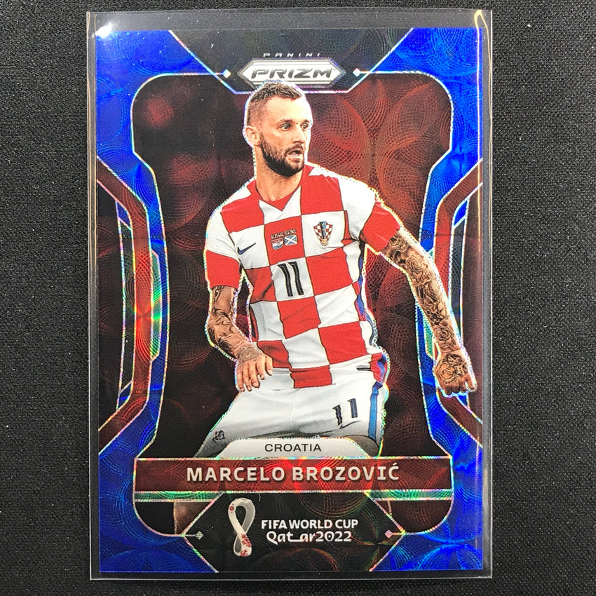 2022 Prizm Fifa World Cup Qatar Marcelo Brozovic Choice Blue 57/135