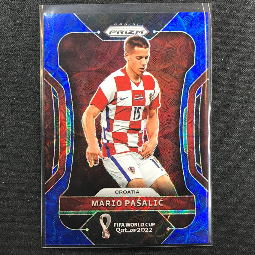 2022 Prizm Fifa World Cup Qatar Mario Pasalic Choice Blue 68/135
