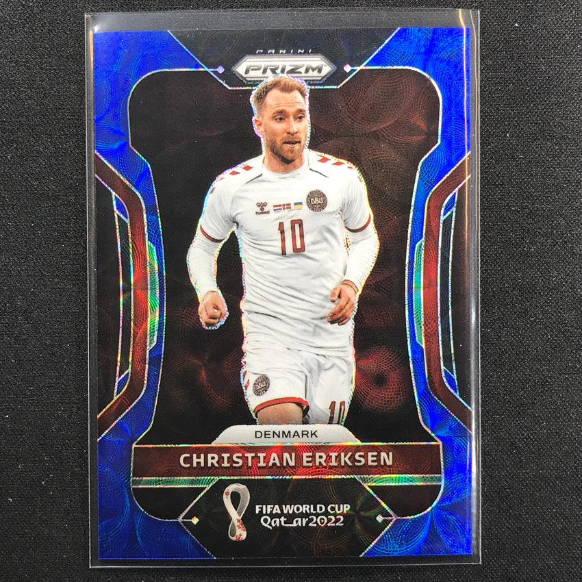 2022 Prizm Fifa World Cup Qatar Christian Eriksen Choice Blue 24/135