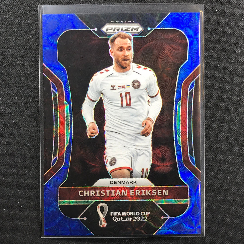 2022 Prizm Fifa World Cup Qatar Christian Eriksen Choice Blue 99/135