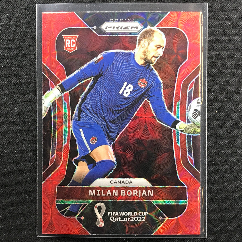 2022 Prizm FIFA World Cup Qatar MILAN BORJAN Rookie Choice Red Scope #52
