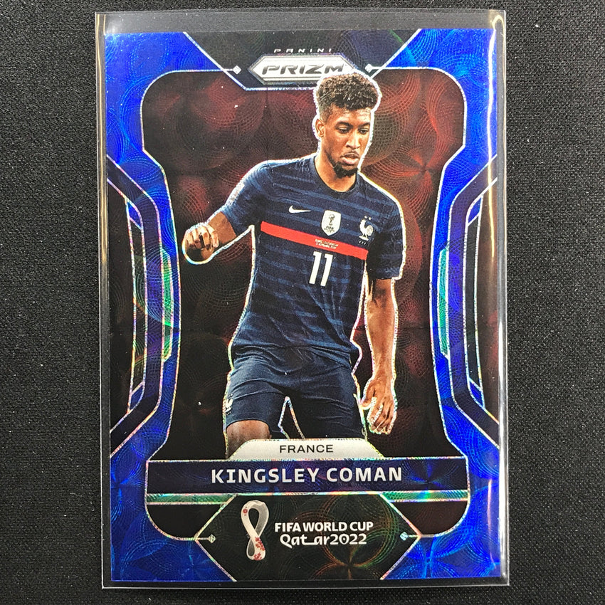 2022 Prizm Fifa World Cup Qatar Kingsley Coman Choice Blue 61/135