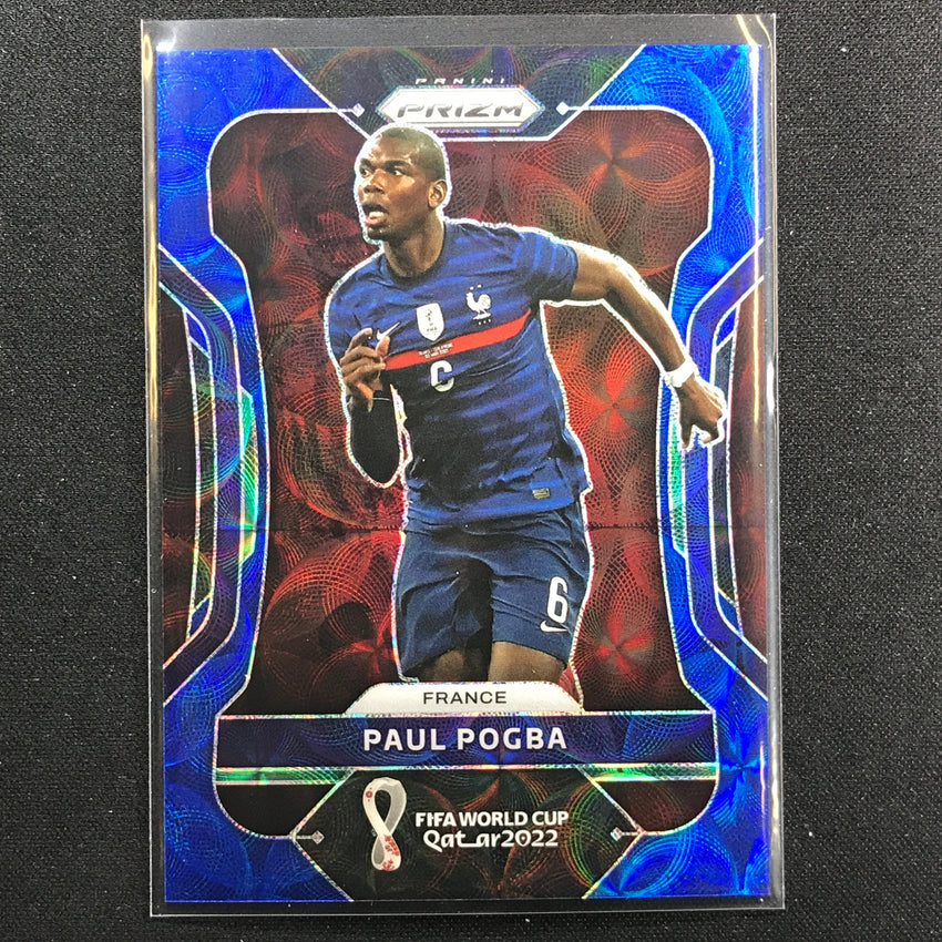 2022 Prizm Fifa World Cup Qatar Paul Pogba Choice Blue 78/135