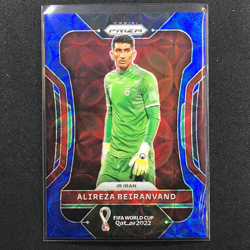 2022 Prizm Fifa World Cup Qatar Alireza Beiranvand Choice Blue 40/135
