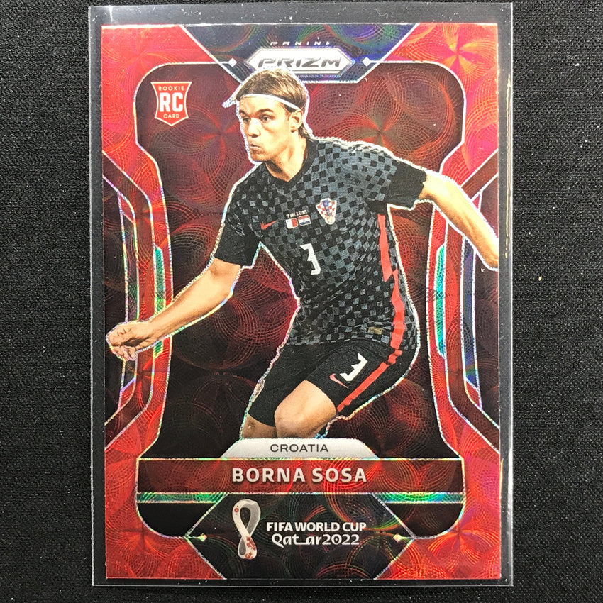 2022 Prizm FIFA World Cup Qatar BORNA SOSA Rookie Choice Red Scope #55