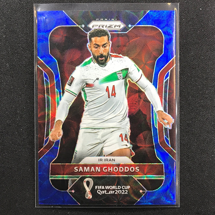 2022 Prizm Fifa World Cup Qatar Saman Ghoddos Choice Blue 127/135