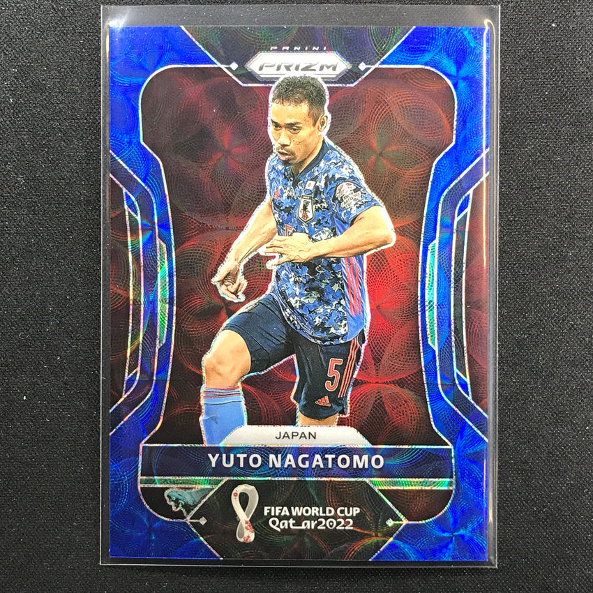 2022 Prizm Fifa World Cup Qatar Yuto Nagatomo Choice Blue 80/135