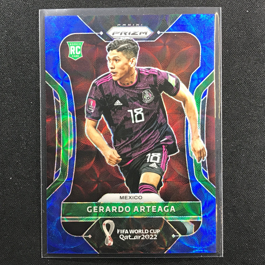 2022 Prizm Fifa World Cup Qatar Gerardo Arteaga Rookie Choice Blue 119/135