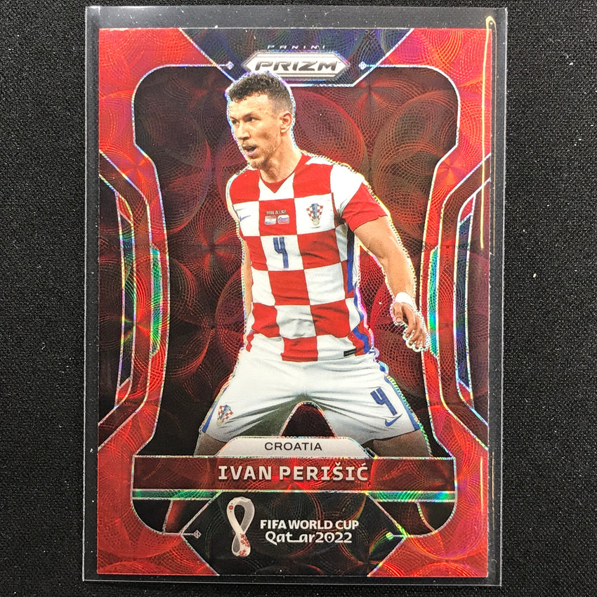 2022 Prizm FIFA World Cup Qatar IVAN PERISIC Choice Red Scope #57