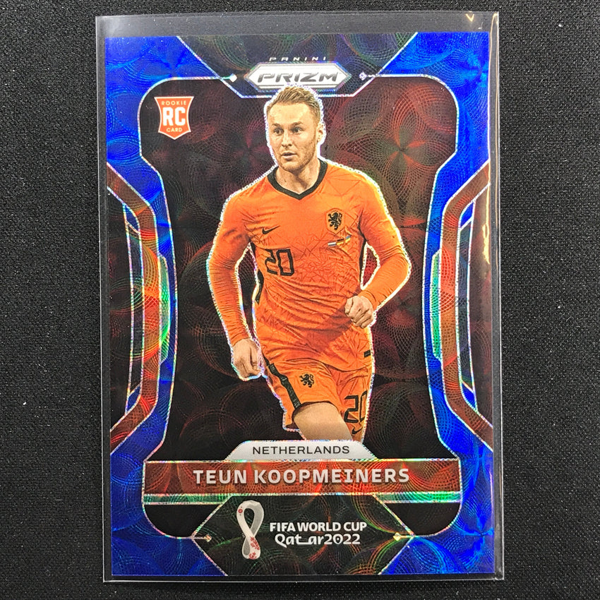 2022 Prizm Fifa World Cup Qatar Teun Koopmeiners Rookie Choice Blue 71/135