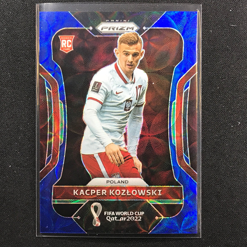 2022 Prizm Fifa World Cup Qatar Kacper Kozlowski Rookie Choice Blue 114/135