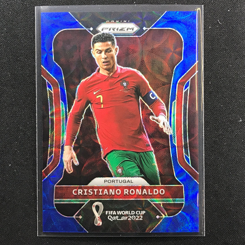 2022 Prizm Fifa World Cup Qatar Cristiano Ronaldo Choice Blue 47/135