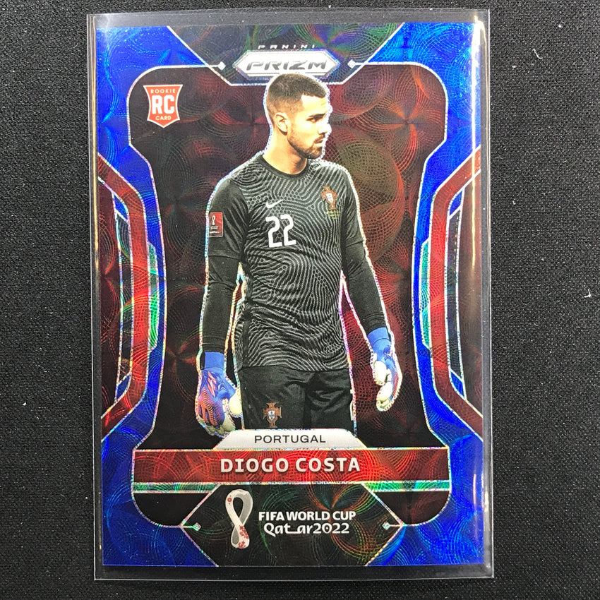 2022 Prizm FIFA World Cup Qatar DIOGO COSTA Rookie Choice Blue 55/135