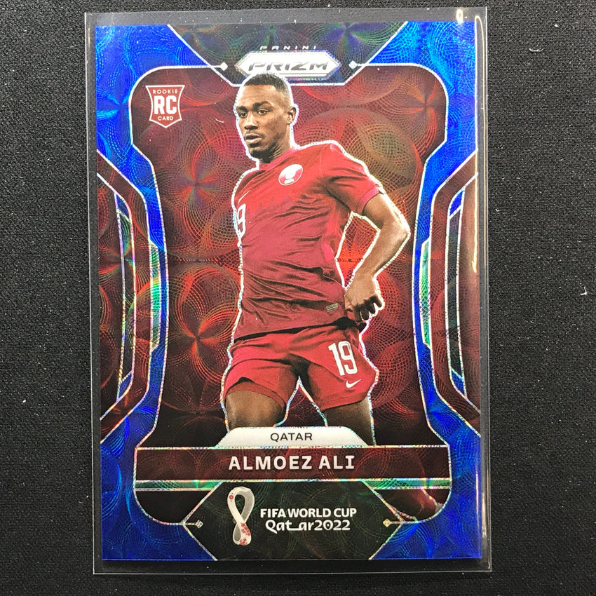 2022 Prizm Fifa World Cup Qatar Almoez Ali Rookie Choice Blue 10/135