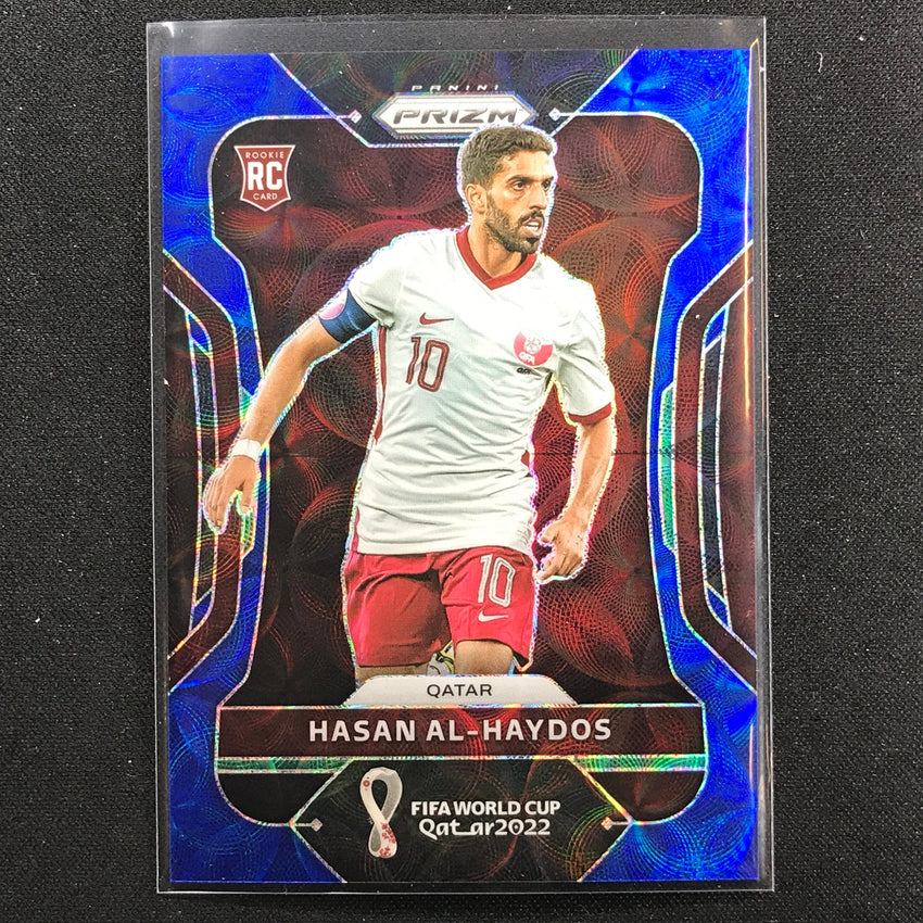 2022 Prizm Fifa World Cup Qatar Hasan Al-haydos Rookie Choice Blue 39/135