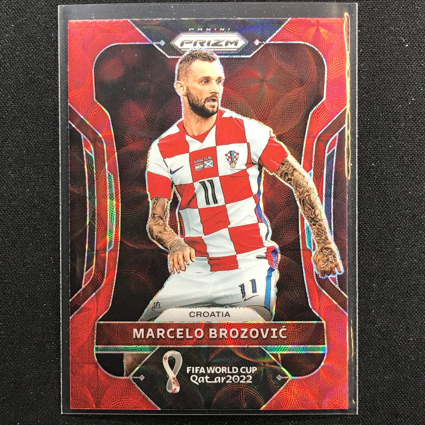 2022 Prizm FIFA World Cup Qatar MARCELO BROZOVIC Choice Red Scope #63