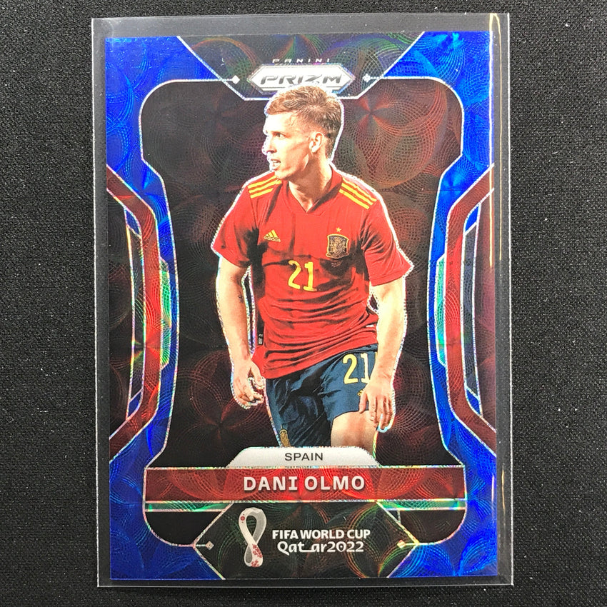 2022 Prizm FIFA World Cup Qatar DANI OLMO Choice Blue 52/135
