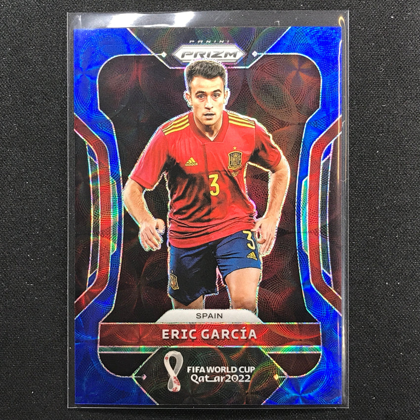 2022 Prizm Fifa World Cup Qatar Eric Garcia Choice Blue 108/135