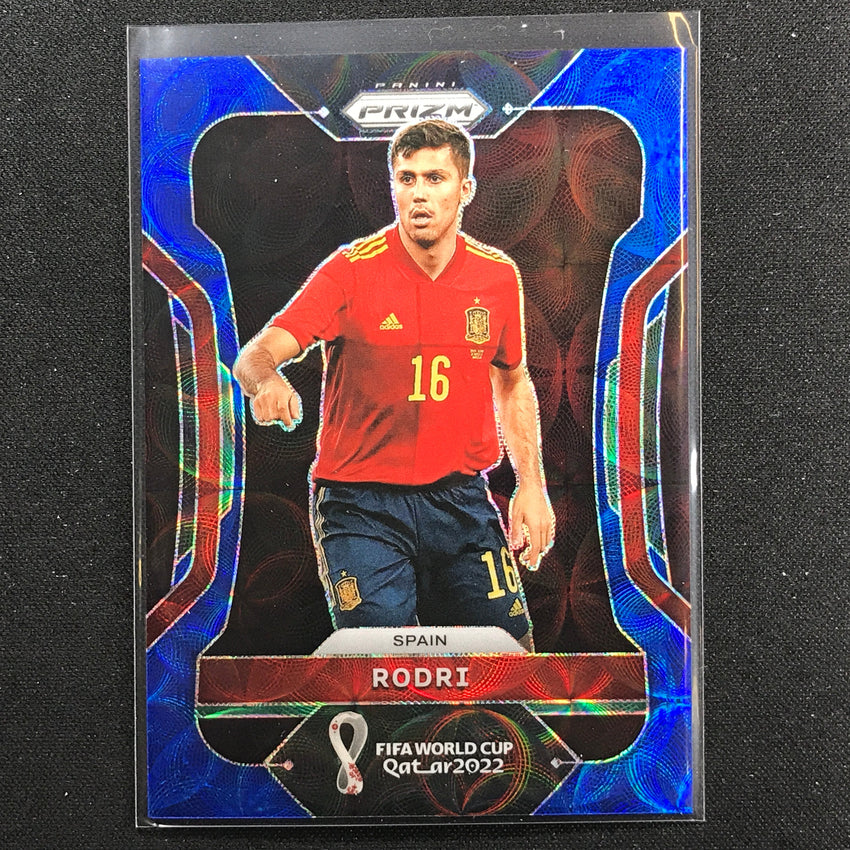 2022 Prizm Fifa World Cup Qatar Rodri Choice Blue 8/135