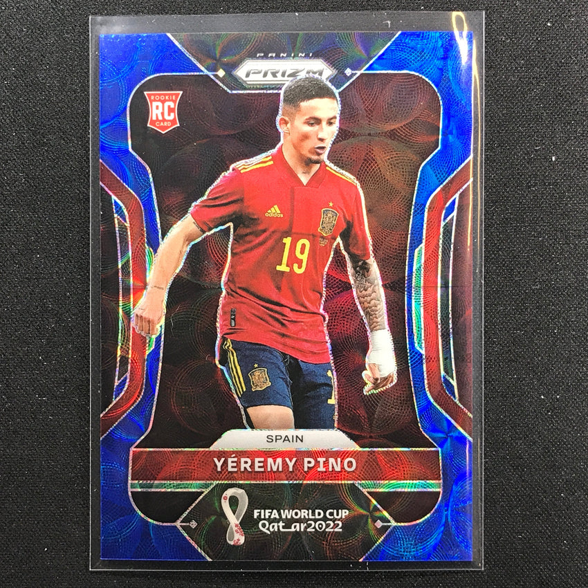 2022 Prizm Fifa World Cup Qatar Yeremy Pino Rookie Choice Blue 30/135