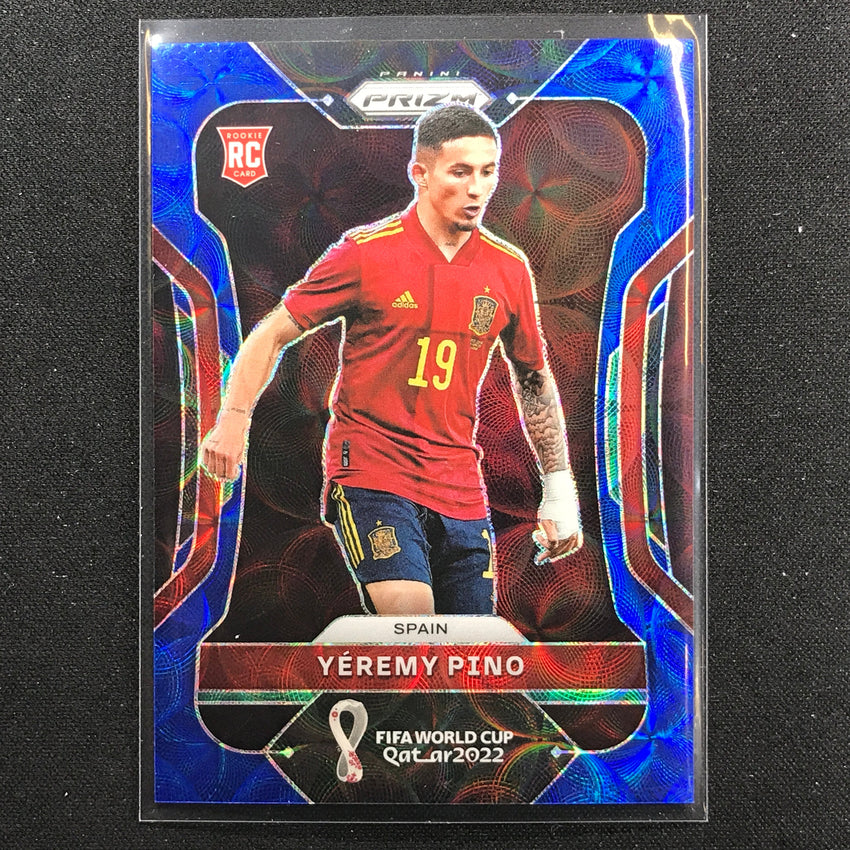 2022 Prizm Fifa World Cup Qatar Yeremy Pino Rookie Choice Blue 51/135