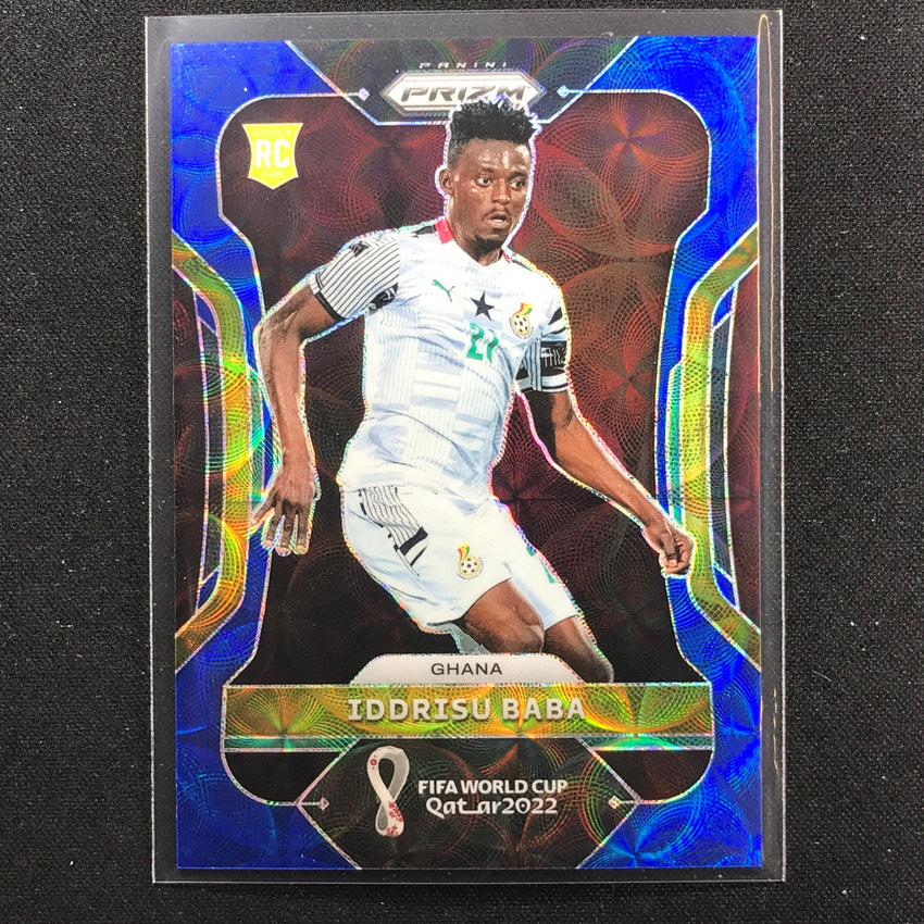 2022 Prizm Fifa World Cup Qatar Iddrisu Baba Rookie Choice Blue 129/135
